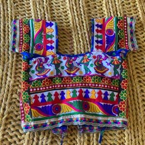 Handmade Mexican crop top